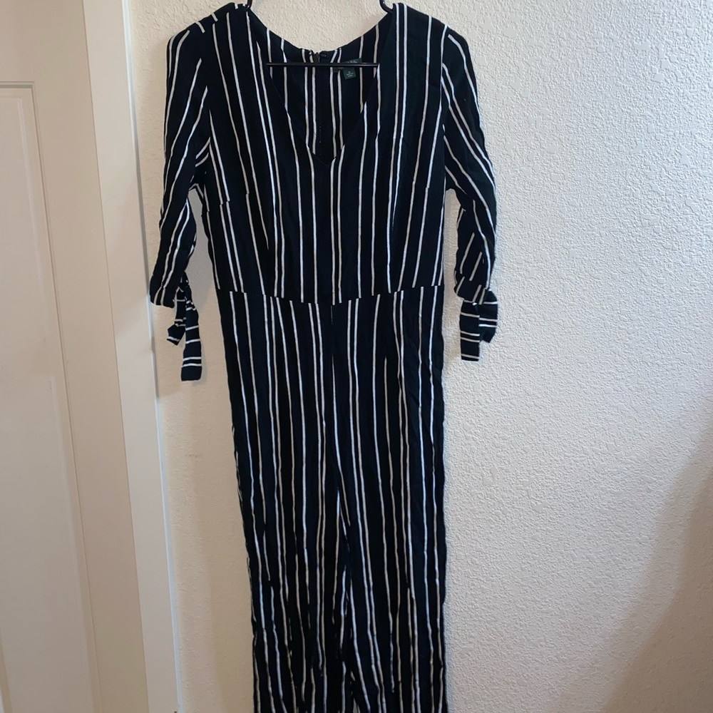 Black and White Striped Jumper